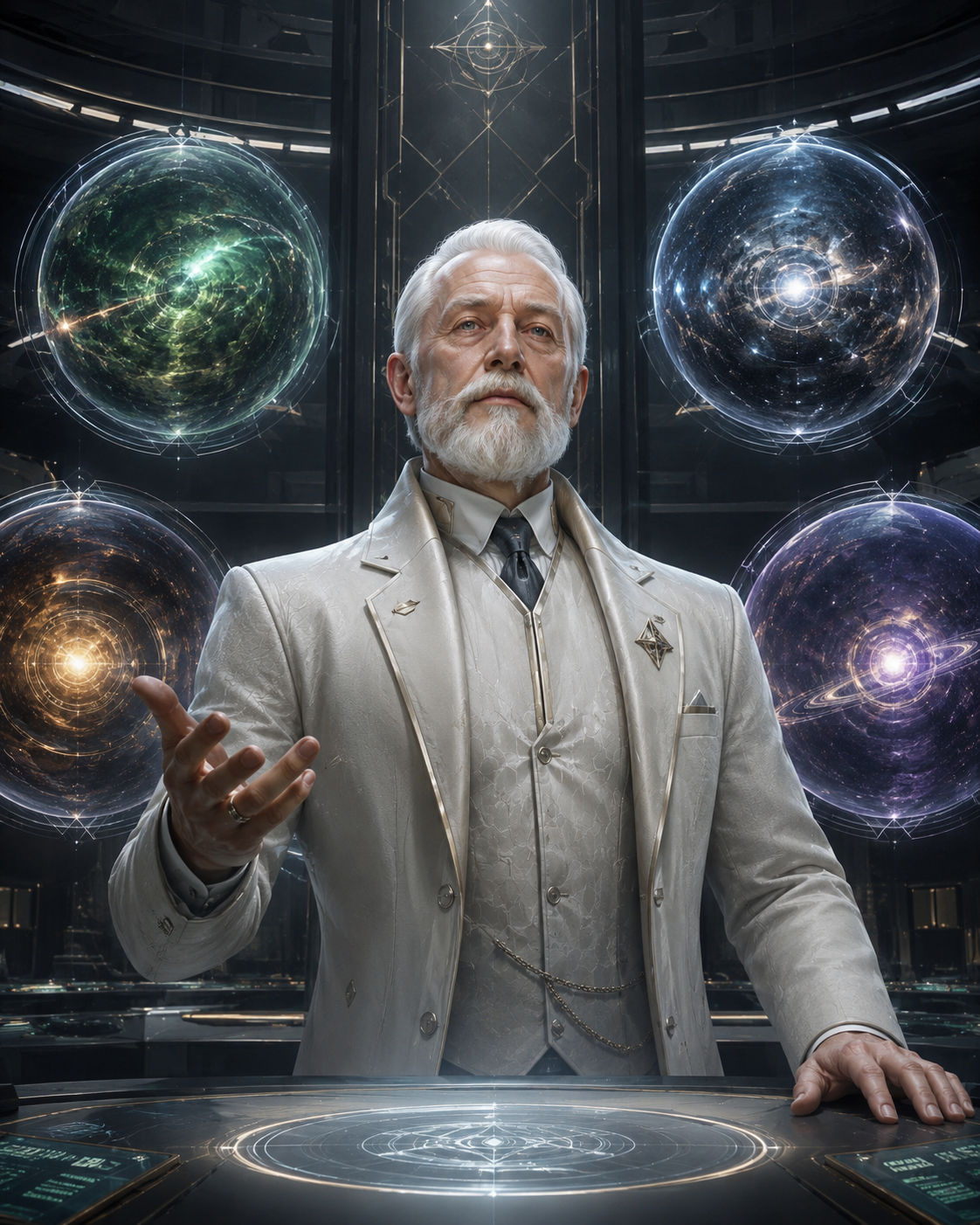 The Architect in the universe lab